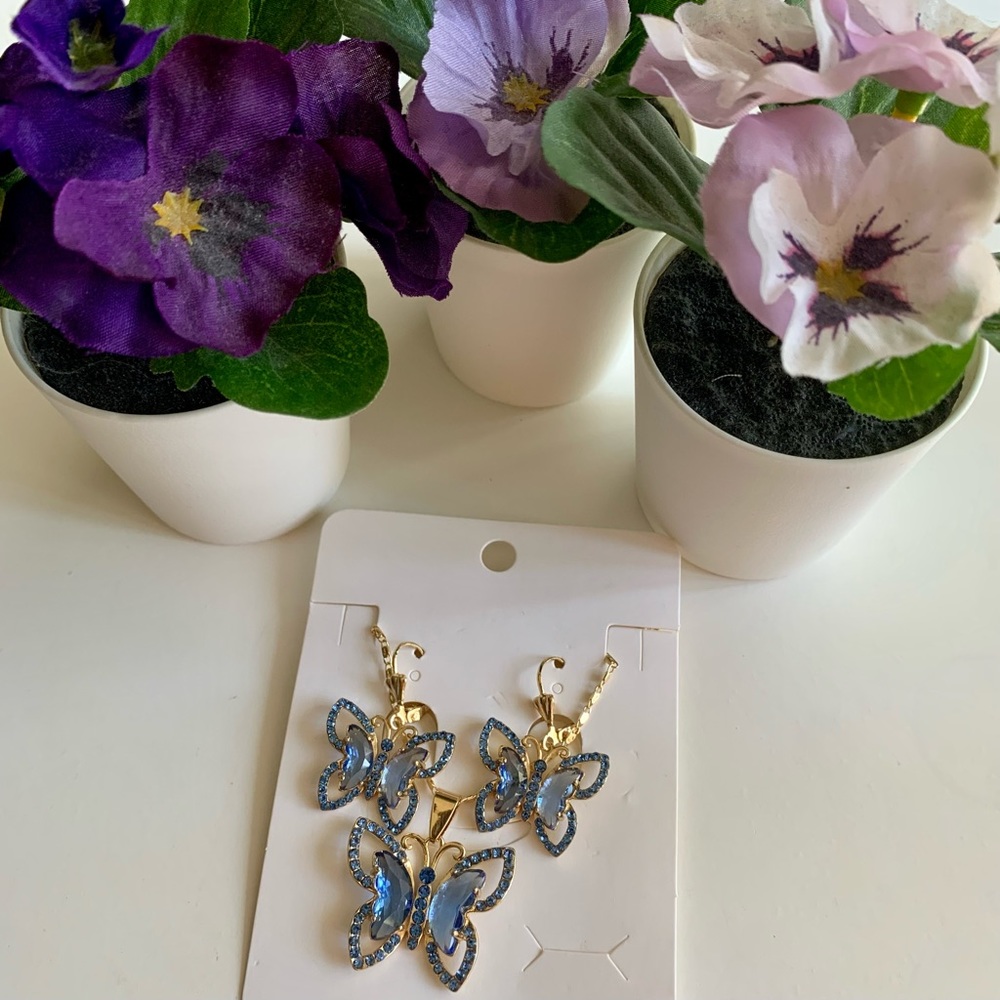 Blue Butterfly Set 🦋